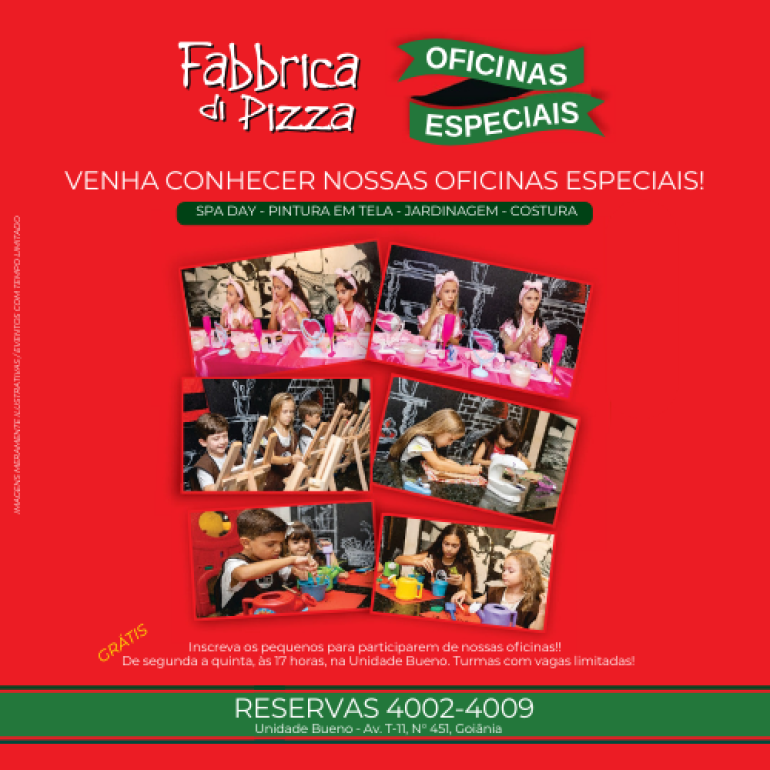 Fabbrica di Pizza ás 17h